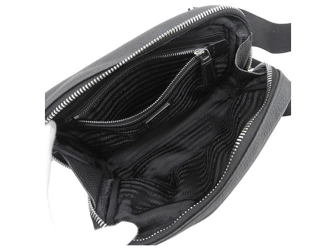 Borsa a tracolla Prada Vitello Daino Nero - vista 3