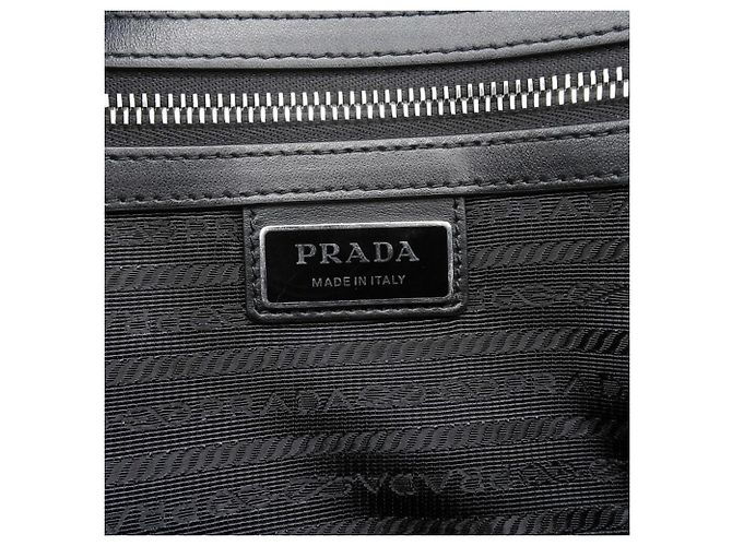 Borsa a tracolla Prada Vitello Daino Nero - vista 8