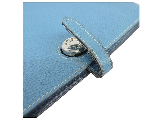Cartera Larga Dogon GM de Hermès Azul - vista 5