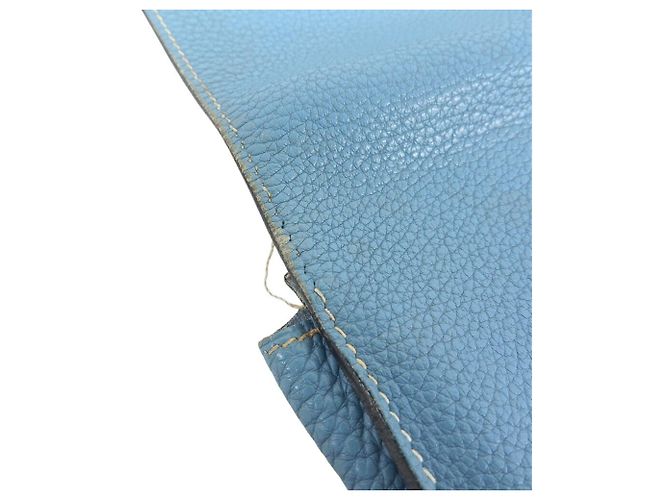 Cartera Larga Dogon GM de Hermès Azul - vista 6