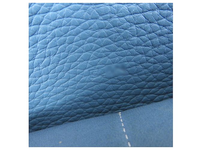 Cartera Larga Dogon GM de Hermès Azul - vista 9