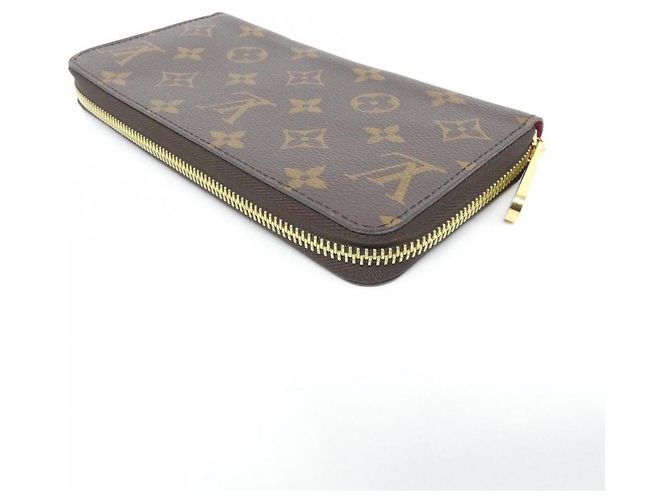Cartera Zippy Monogram Louis Vuitton M41895 Castaño Fucsia - vista 2