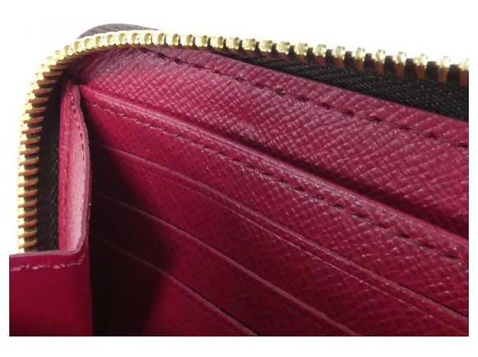 Cartera Zippy Monogram Louis Vuitton M41895 Castaño Fucsia - vista 8