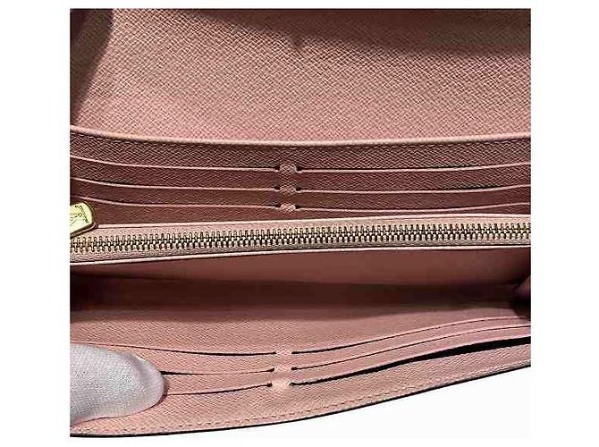Portafoglio Lungo Monogramma Sarah di Louis Vuitton Rosa - vista 5