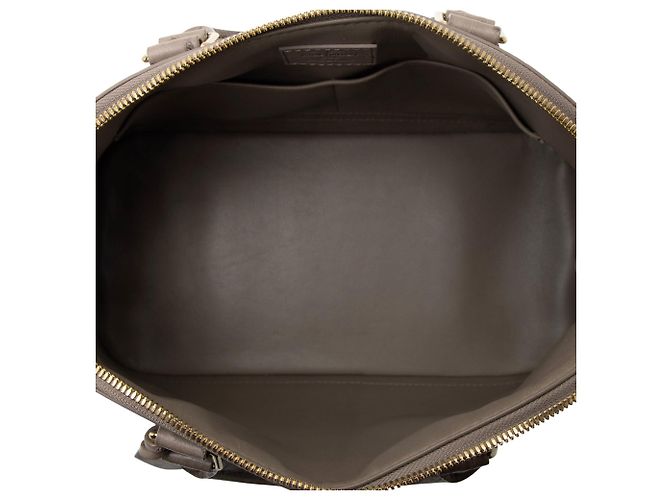 Borsa Alma PM in pelle di struzzo Louis Vuitton Grigio - vista 7