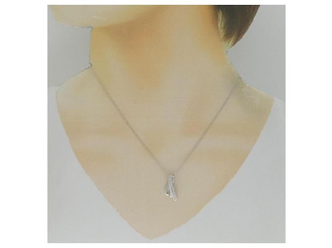 Autre Marque Collana in diamante in oro bianco Au750 Argento - vista 6