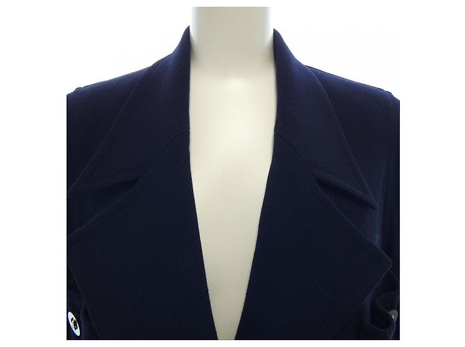 Timeless Giacca Vintage Chanel Blu Blu navy - vista 4