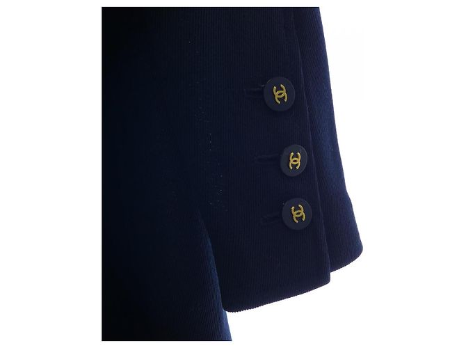 Timeless Giacca Vintage Chanel Blu Blu navy - vista 5