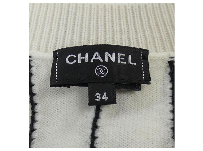 Chanel P74734K10713 23P Kaschmir Strick Weiß - Ansicht 5