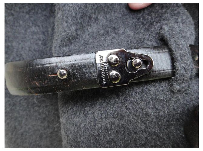 Abrigo Burberry London Gris de Lana y Cachemira - vista 9