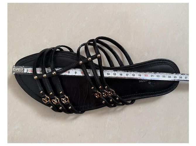 Ballerine Louis Vuitton in pelle nera Taglia 39 Nero - vista 10