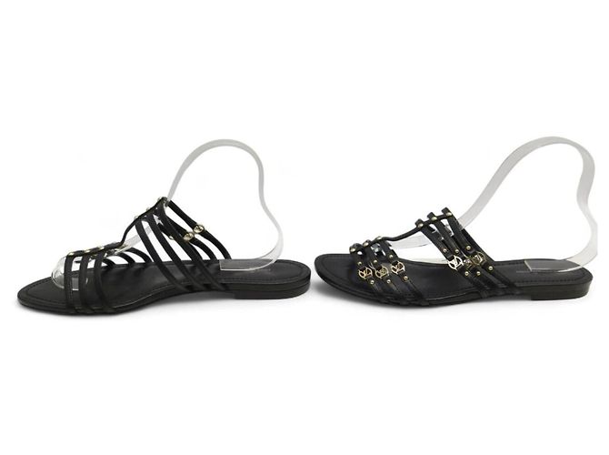 Ballerine Louis Vuitton in pelle nera Taglia 39 Nero - vista 2