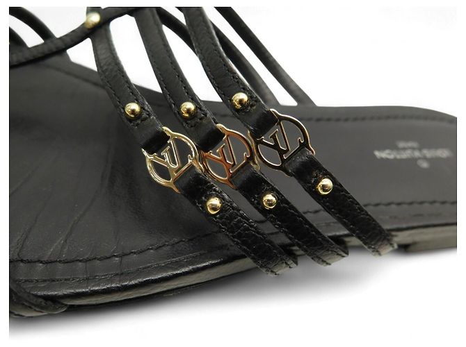 Ballerine Louis Vuitton in pelle nera Taglia 39 Nero - vista 6