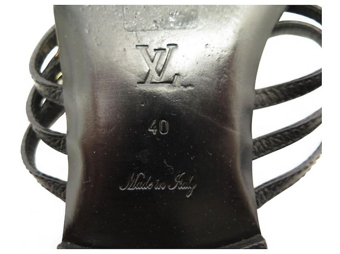 Ballerine Louis Vuitton in pelle nera Taglia 39 Nero - vista 9