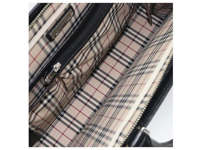 Sacoche en cuir vintage Burberry - vue 5