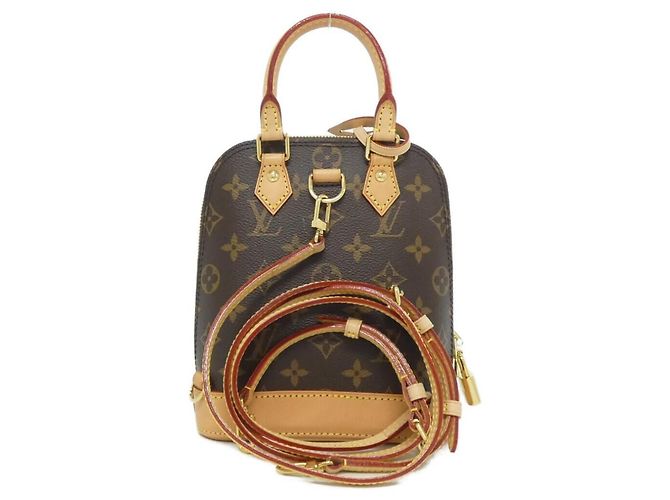 Zaino Alma Monogram Louis Vuitton Marrone - vista 2