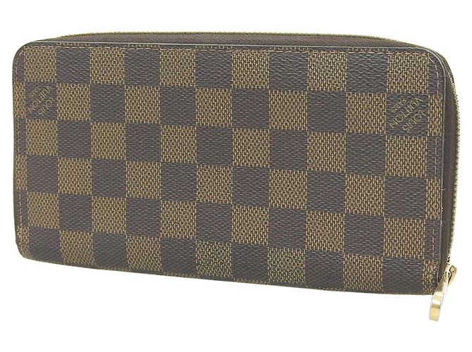Portafoglio Zippy Damier Louis Vuitton N60015 Ebano Damier ebene - vista 2
