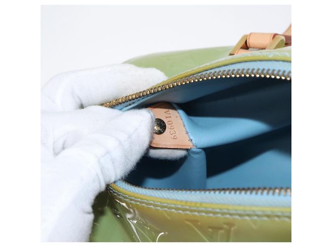 Borsa a mano Bedford Louis Vuitton Monogram Vernis Verde - vista 7
