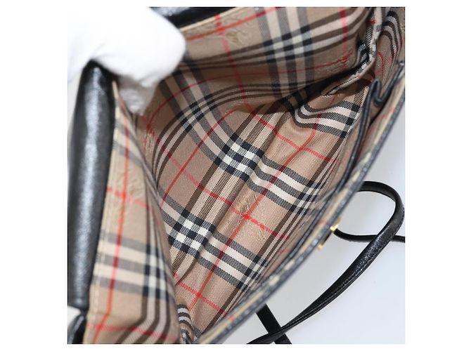 Burberry Vintage Leather Nero - vista 5
