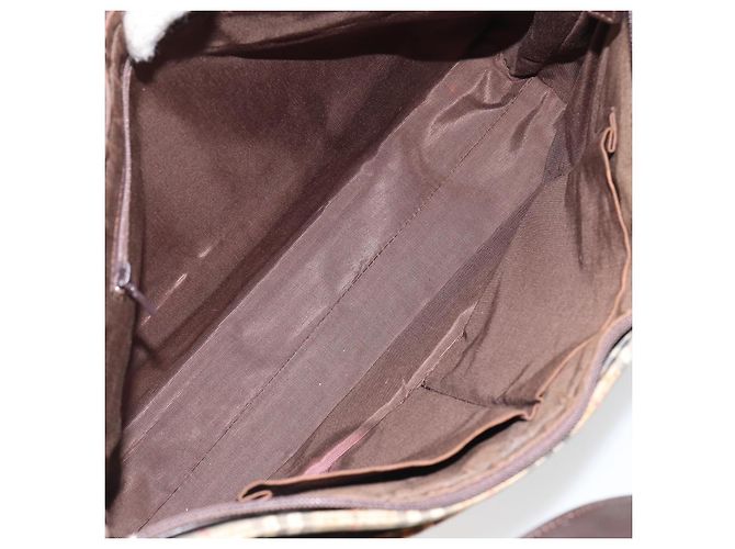 Borsa Tote in tela e pelle con motivo Nova Check di Burberry Beige - vista 5