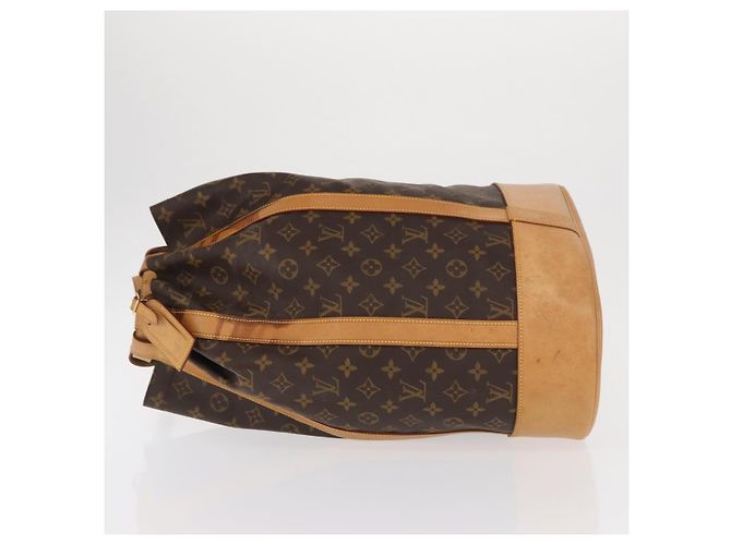 Sac à dos Randonnee Monogram en toile GM Louis Vuitton Marron - vue 4