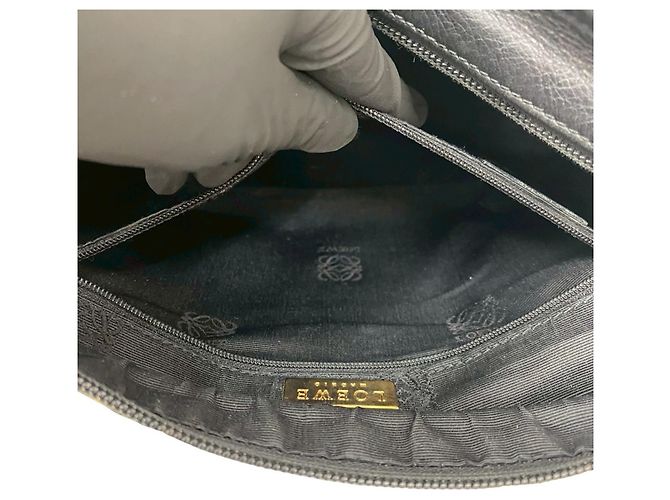 Loewe Amazona 28 Anagram Lederhandtasche Schwarz - Ansicht 10