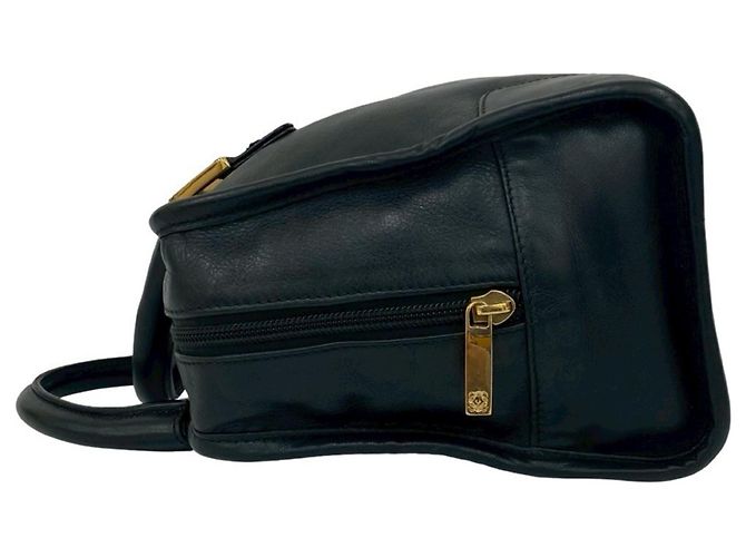 Loewe Amazona 28 Anagram Lederhandtasche Schwarz - Ansicht 5
