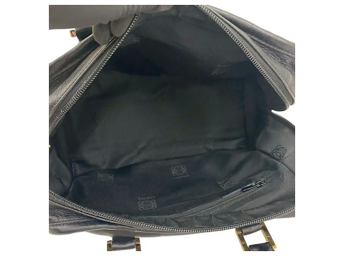 Loewe Amazona 28 Anagram Lederhandtasche Schwarz - Ansicht 9