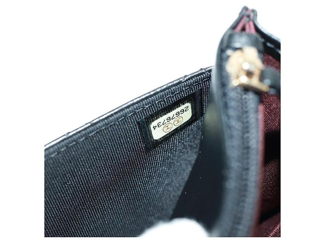 Borsa a tracolla in pelle Chanel Lucky Charms Reissue 2.55 Nero - vista 7