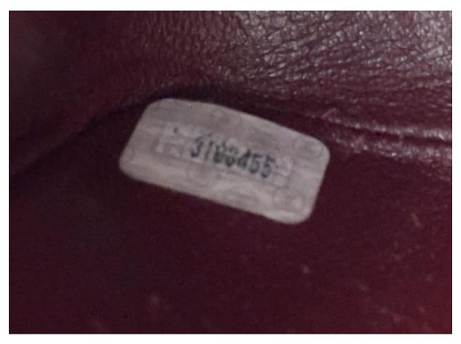 Chanel medio alto classico flap Rosso - vista 10