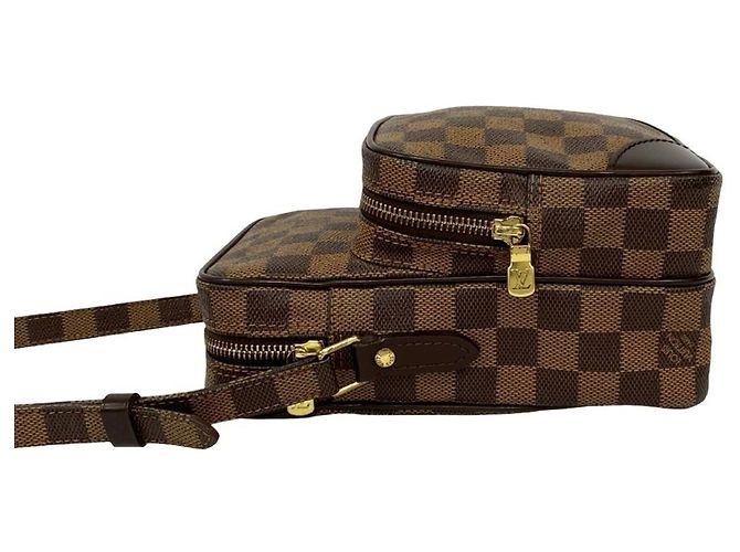 Mini borsa a spalla in pelle Damier Amazon Louis Vuitton Marrone - vista 5