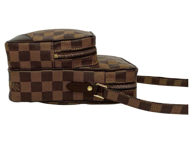 Mini borsa a spalla in pelle Damier Amazon Louis Vuitton Marrone - vista 6