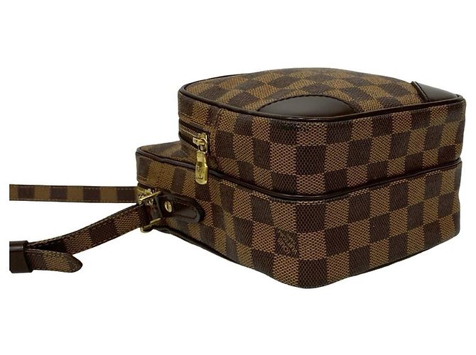 Mini borsa a spalla in pelle Damier Amazon Louis Vuitton Marrone - vista 7