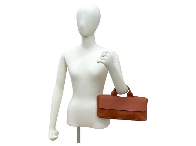 Hermès Borsa a mano Hermes Valparaiso Long PM Arancione - vista 2