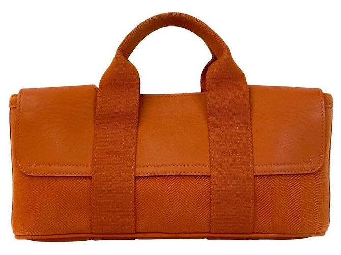 Hermès Borsa a mano Hermes Valparaiso Long PM Arancione - vista 3