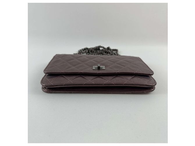 Chanel 2.55 WOC rosa metallico - vista 16