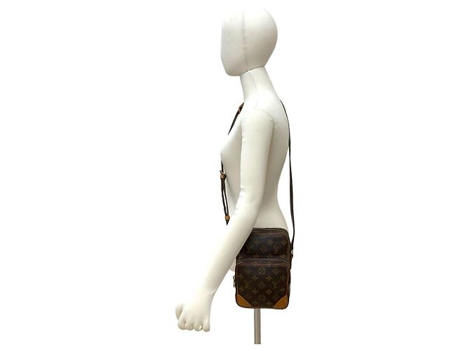 Borsa a spalla/Pochette in pelle Monogram Amazon di Louis Vuitton Marrone - vista 2