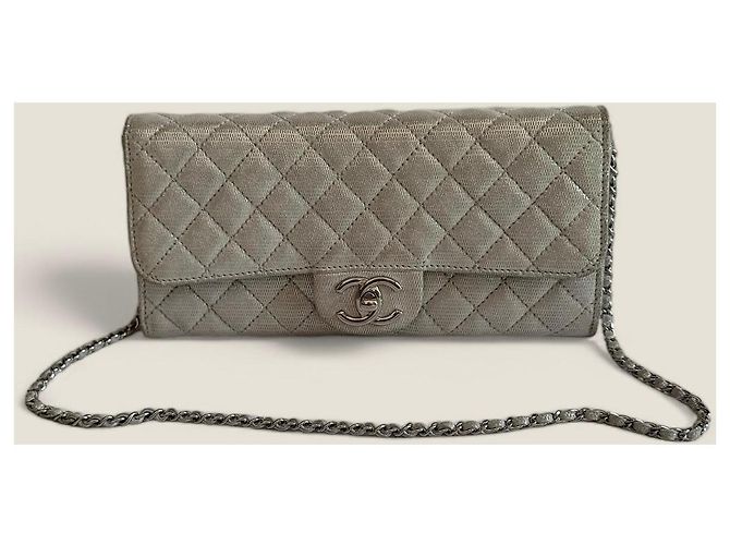 Timeless Clutch Chanel East West con catena argento - vista 15