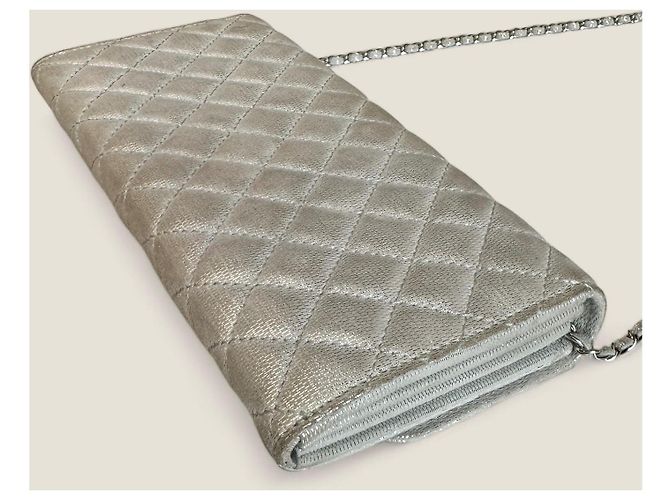 Timeless Clutch Chanel East West con catena argento - vista 19