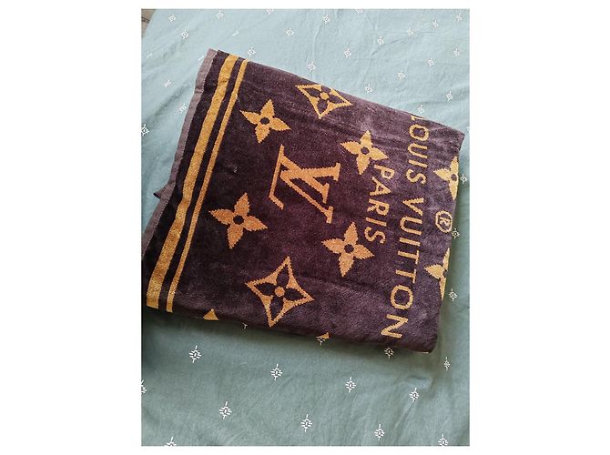 Louis Vuitton Monogram Handtuch Braun Golden - Ansicht 2