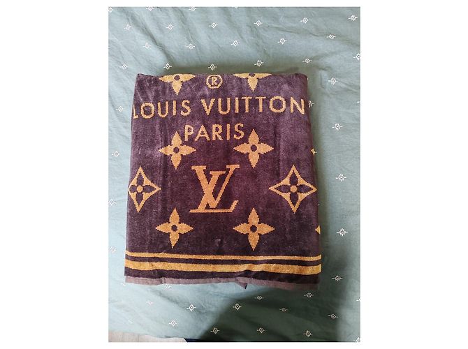 Louis Vuitton Monogram Handtuch Braun Golden - Ansicht 3