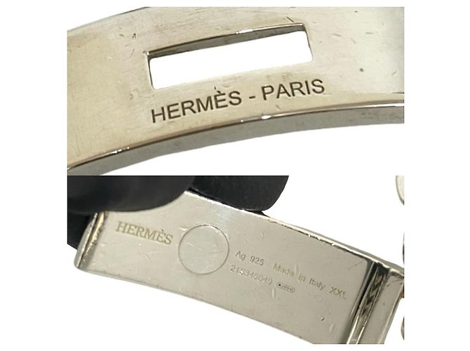 Bracciale charm Gourmet GM in argento 925 Hermès - vista 2