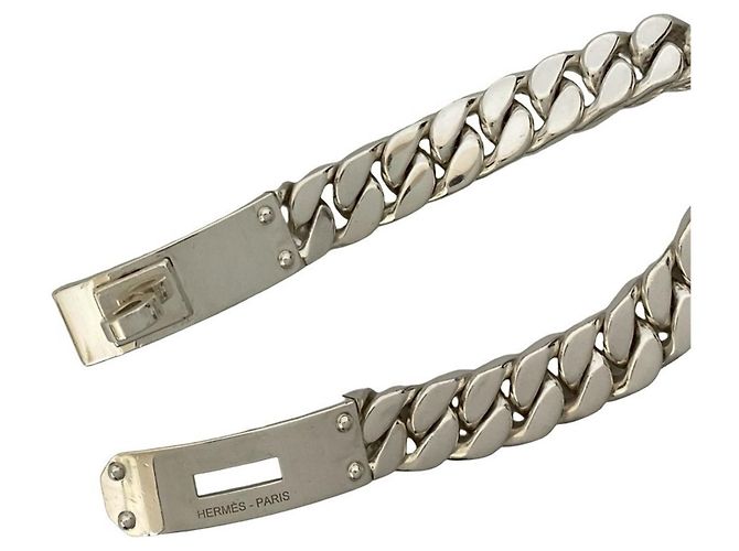 Bracciale charm Gourmet GM in argento 925 Hermès - vista 3