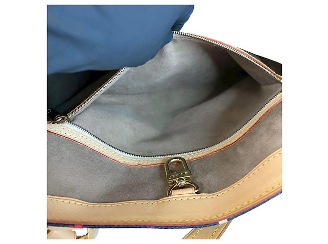 Borsa tote Aurelia MM Monogram Multicolore Louis Vuitton Nero - vista 10