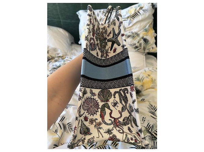 Borsa Tote Grande Dior in tessuto - vista 6