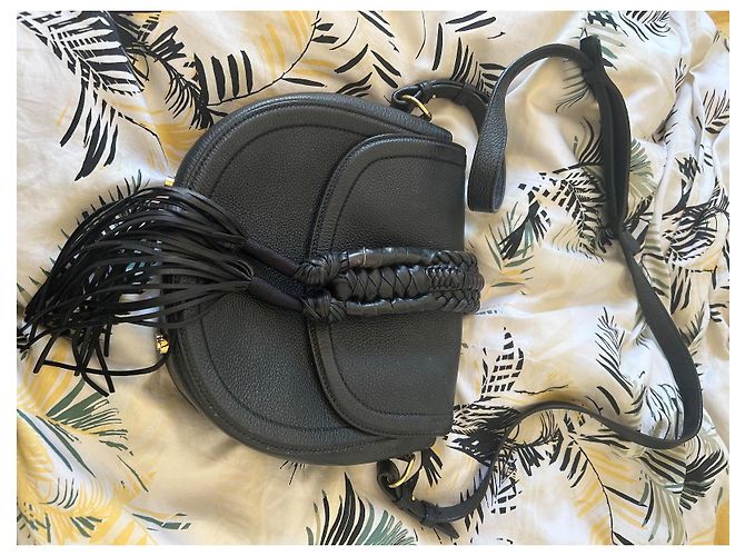 Borsa in pelle nera - Altuzarra Nero - vista 2