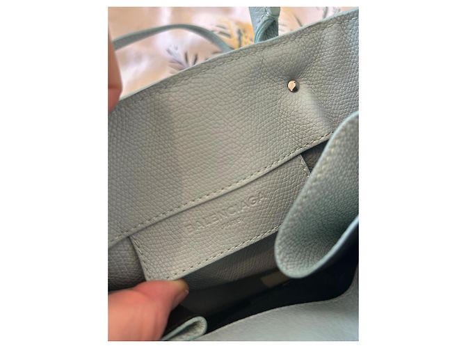 Borsa in pelle blu cielo - Balenciaga Blu chiaro - vista 6