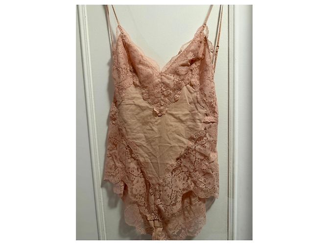 Zimmermann Body de encaje rosa - vista 2