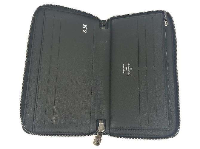 Portefeuille Long Monogram Eclipse Louis Vuitton Noir - vue 10
