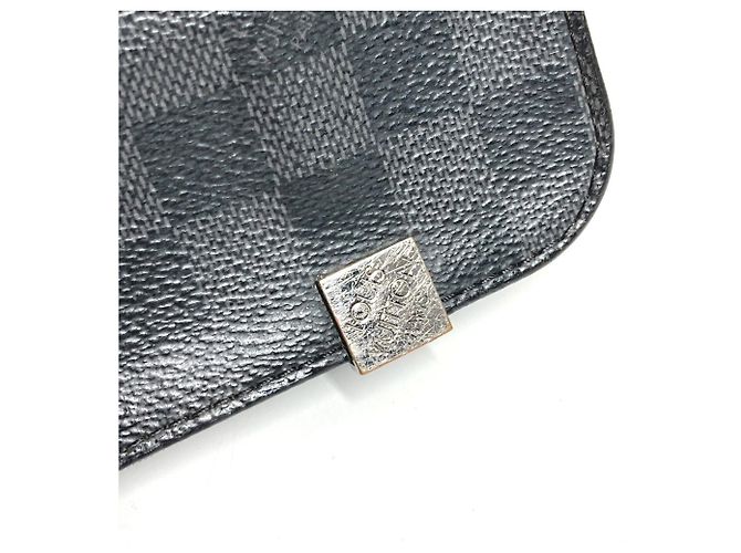 Borsa a tracolla con flap District PM NM Damier Graphite Louis Vuitton Nero - vista 17